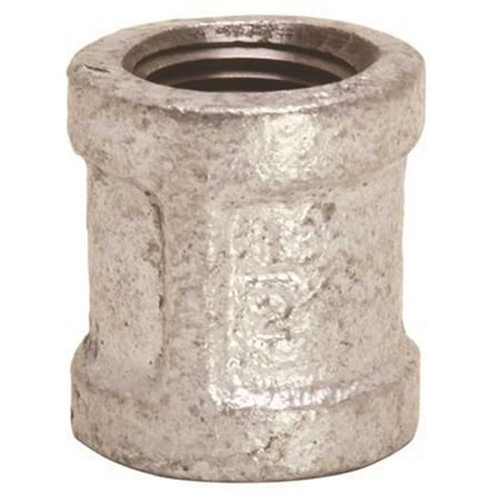 Proplus 3/4 Lead Free Galvanized Malleable Fitting Coupling Silver 44169